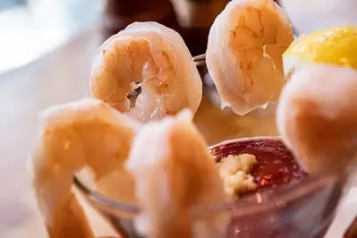 Shrimp Cocktail from The Peddler Steakhouse in Gatlinburg