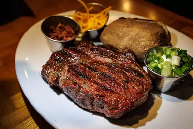 steak dinner